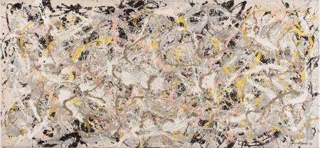 Jackson Pollock, Number 27, 1950, Olio, smalto e pittura di alluminio su tela, 124,6x269,4 cm © Jackson Pollock by SIAE 2013 © Whitney Museum