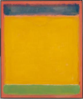 Mark Rothko, Untitled (Blue, Yellow, Green on Red) 1954 Olio su tela 197,5x166,4 cm © Whitney Museum of American Art