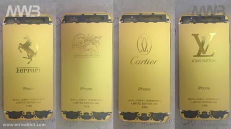 iPhone 5 scocca oro 24 carati per impreziosire lo smartphone