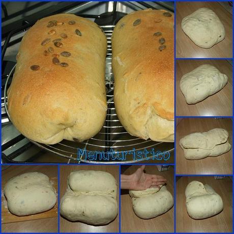 Pane di semola rimacinata ai semi di zucca e gli argenti Cagnotto - Dallapè! Collage Pane