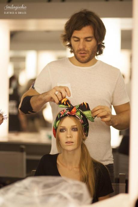 smilingischic, Stella Jean, MFW , S/S2014, backstage, make-up, 