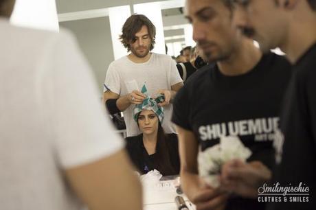 smilingischic, Stella Jean, MFW , S/S2014, backstage, make-up, 