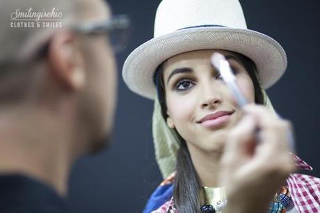 smilingischic, Stella Jean, MFW , S/S2014, backstage, make-up, 