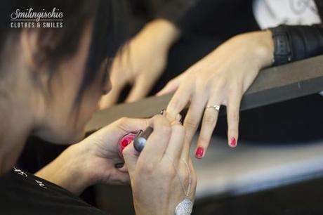 smilingischic, Stella Jean, MFW , S/S2014, backstage, make-up, Morgan taylor, nail Art, 