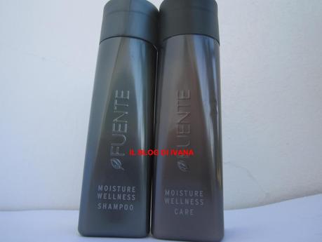 Fuente: linea Moisture Wellness (shampoo e conditioner)