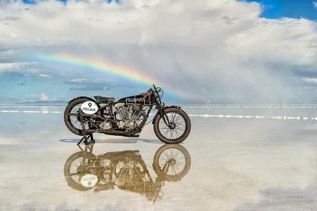 Phil Awkins At Bonneville Salt Flats