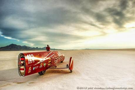 Phil Awkins At Bonneville Salt Flats