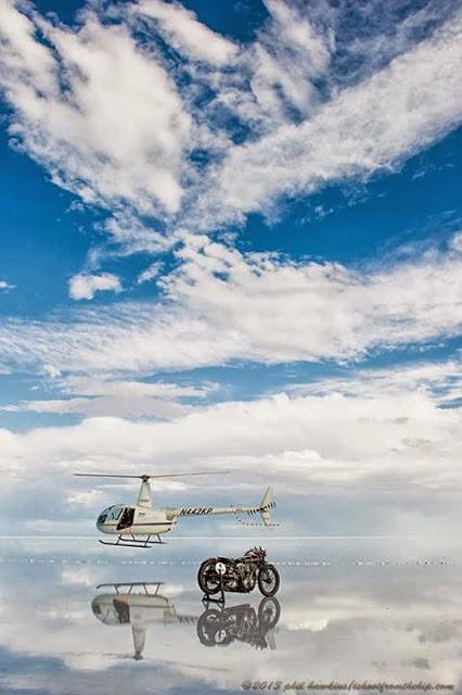 Phil Awkins At Bonneville Salt Flats