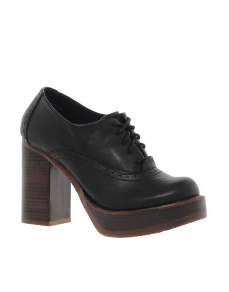 Zigi Soho, brogue con tacco, brogue donna, Scarpe stringate con tacco robusto