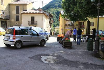 la cucina a legna dell'hotel Alpi di Pamparato