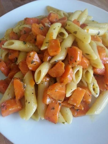 Penne carote e parmigiano