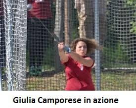 record italiano allieve martello,giulia camporese,altre notizie sportive