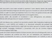Mozione dissenso alla federazione regionale degli agronomi altri ordini professionali) merito documento prodotto contro PPTR Puglia