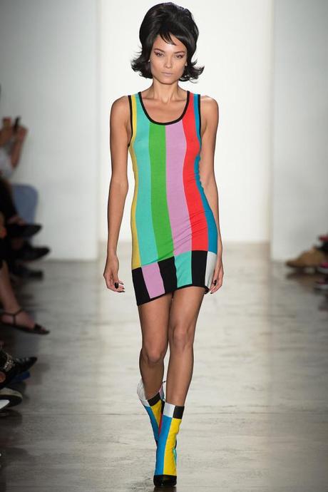 Jeremy-Scott-Spring-2014-colorful-dress