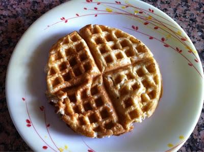 Waffel con l'uva