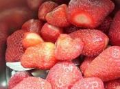 Gelato fior fragola meringa italiana (senza gelatiera).