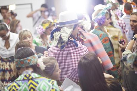 smilingischic, fashion blog, backstage Stella Jean, MFW , models,  fashion show, sfilata, settimana della moda milanese, 