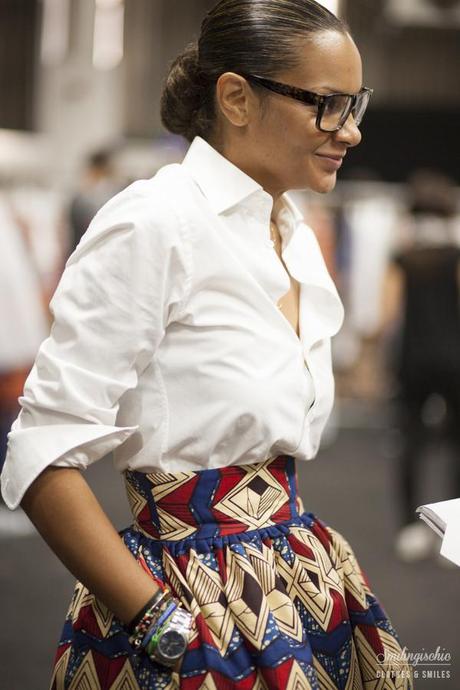 smilingischic, fashion blog, backstage Stella Jean, MFW , models,  fashion show, sfilata, settimana della moda milanese, stilista Stella Jean, 