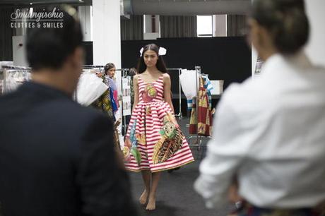 smilingischic, fashion blog, backstage Stella Jean, MFW , models,  fashion show, sfilata, settimana della moda milanese, stilista Sella Jean , 