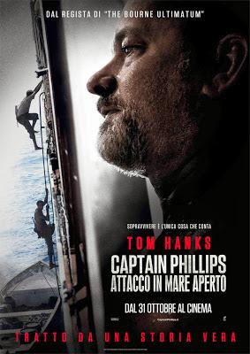 Captain Phillips - Attacco in mare aperto, con Tom Hanks - nuovo trailer italiano e poster‏ dal 31 ottobre al cinema