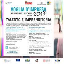 Voglia d’Impresa- Talento e Imprenditoria Torino 30 settembre e 1° ottobre