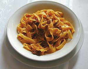 Fettuccine al ragù