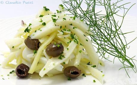Insalatina di seppie,patate e olive taggiasche
