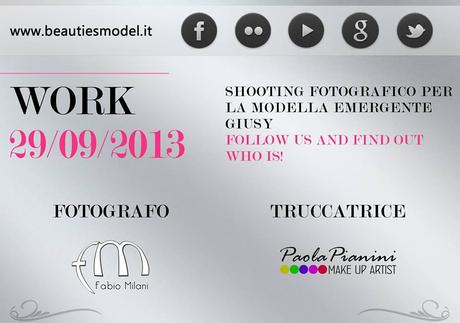 Prossimo shooting: domenica 29 settembre!