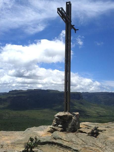 Croce in ferro sulla cima del Morro do Pai Inacio