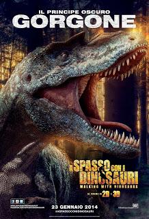 A spasso con i dinosauri -  i poster dei protagonisti del film.