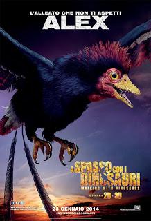 A spasso con i dinosauri -  i poster dei protagonisti del film.