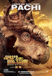 A spasso con i dinosauri -  i poster dei protagonisti del film.