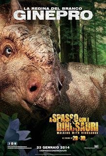 A spasso con i dinosauri -  i poster dei protagonisti del film.