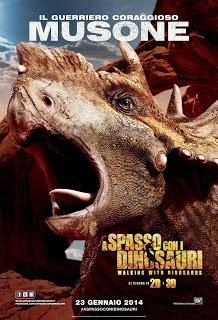 A spasso con i dinosauri -  i poster dei protagonisti del film.