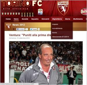 Ventura carica il Torino credendo nella vittoria