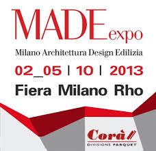 Alla Fiera di Milano Rho, dal 2 al 5 ottobre L'eccellenza creativa di Cora’ Parquet a “MADEexpo”