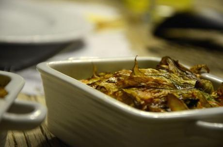 Tortino di pesce e fiori di zucca