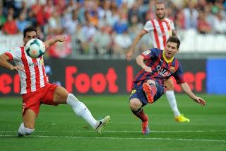 Barcellona, Messi s'infortuna con l'Almeria: a rischio la Champions