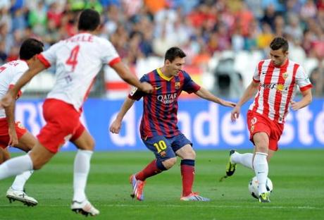 Liga: Barcellona al settimo cielo ma Messi si ferma, Valencia di misura sul Rayo