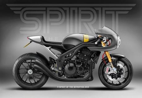 Cafè Racer Concepts - Triumph Speed Triple 1050 2008 Cafè Racer by Spirit of the Seventies