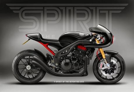 Cafè Racer Concepts - Triumph Speed Triple 1050 2008 Cafè Racer by Spirit of the Seventies