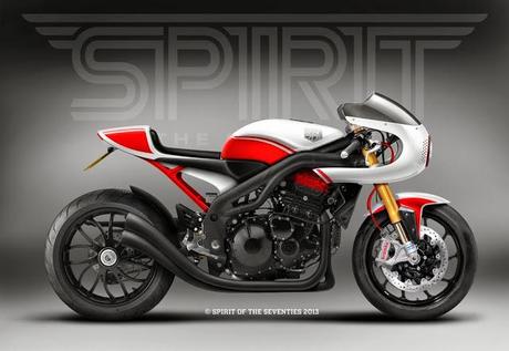 Cafè Racer Concepts - Triumph Speed Triple 1050 2008 Cafè Racer by Spirit of the Seventies