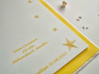 Guestbook per matrimonio e album portafoto, color giallo