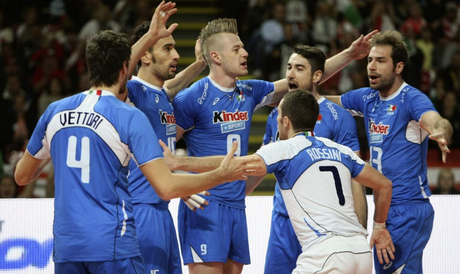 Il sestetto Italvolley di Berruto (cev.lu)