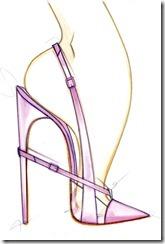 Casadei for Prabal Gurung SS 14. Pump pink