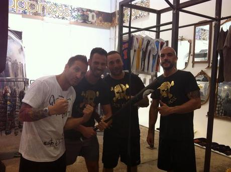 Happinessisa$10Tee & Fabrizio Iacorossi per una sessione di #CrossFit !