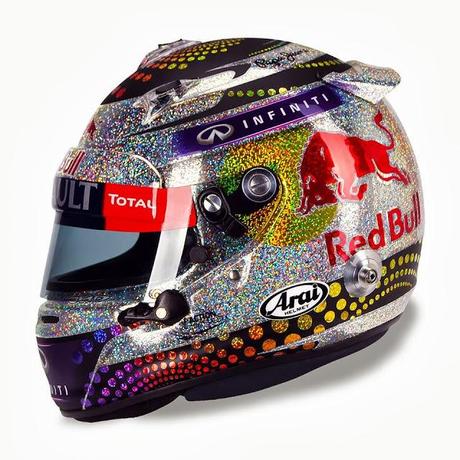 Arai GP-6 S.Vettel Singapore 2013 by Jens Munser Designs