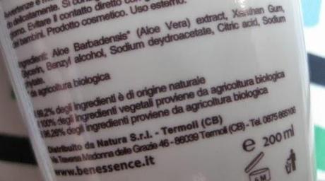 BENESSENCE, VeraSkin Bio: puro gel di Aloe Bio