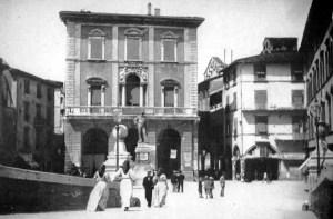 Pisa - Borgo Stretto da Ponte di Mezzo in una vecchia cartolina