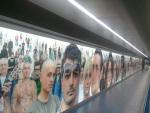 Galleria di volti a Montecalvario, il metrò dell’arte di Napoli